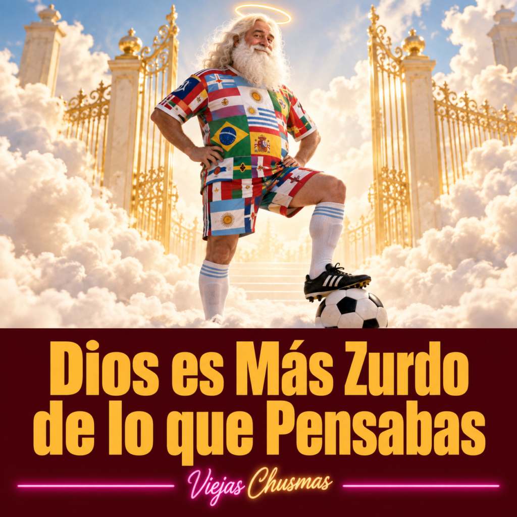 epresentación satírica de Dios asociada con ideas de izquierda