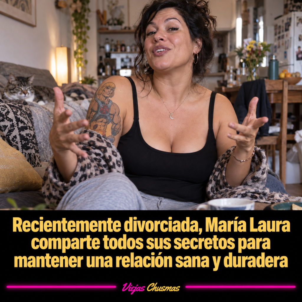 Mujer recientemente divorciada dando consejos sobre relaciones de pareja