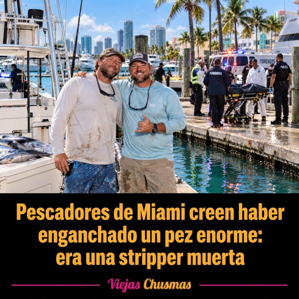 Pescadores de Miami sorprendidos por lo que sacaron del agua