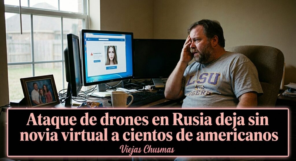 Ataque de drones en Rusia deja sin novia virtual a cientos de americanos